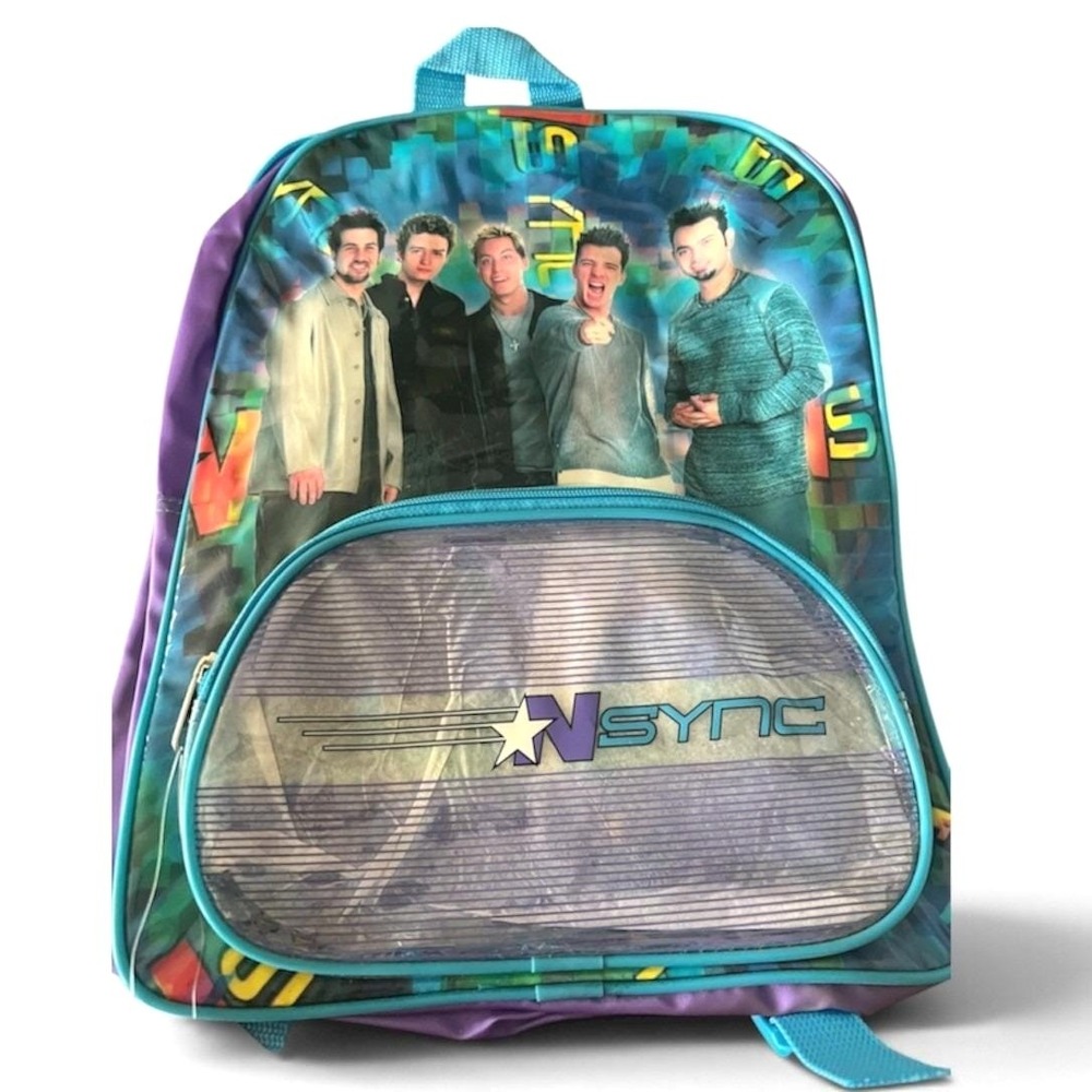 2001 NSYNC Backpack NWT Pyramid Accessories Zeeks Winterland Y2K Rare Vintage